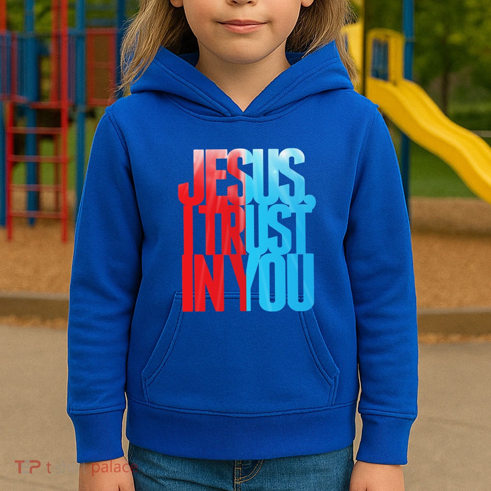 Divine Mercy Jesus I Trust In You St Faustina Catholic Kids Hoodie