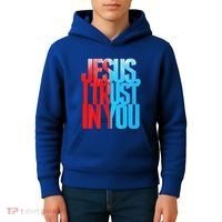 Divine Mercy Jesus I Trust In You St Faustina Catholic Kids Hoodie thumb 4