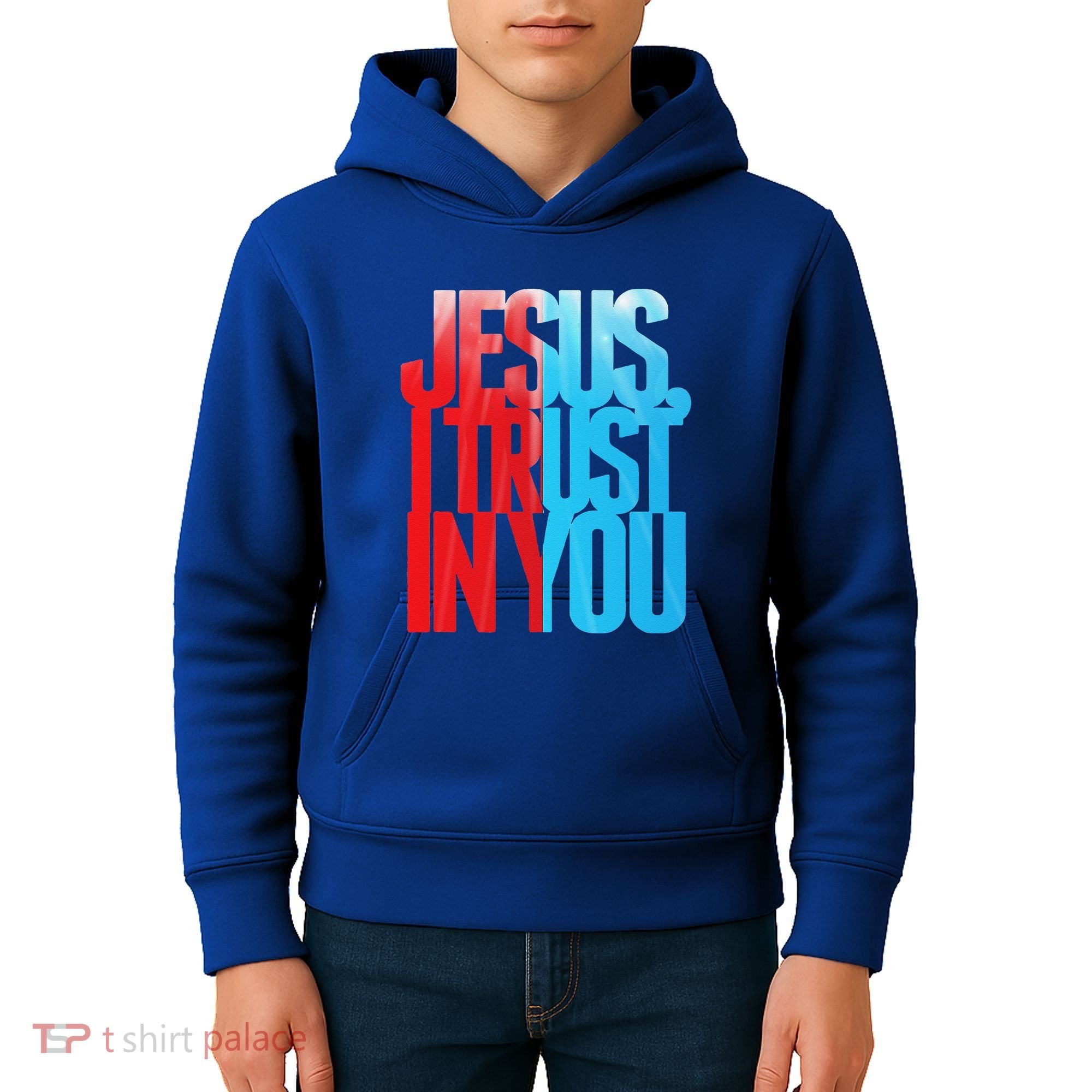 Divine Mercy Jesus I Trust In You St Faustina Catholic Kids Hoodie