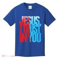 Divine Mercy Jesus I Trust In You St Faustina Catholic Kids T-Shirt thumb 0