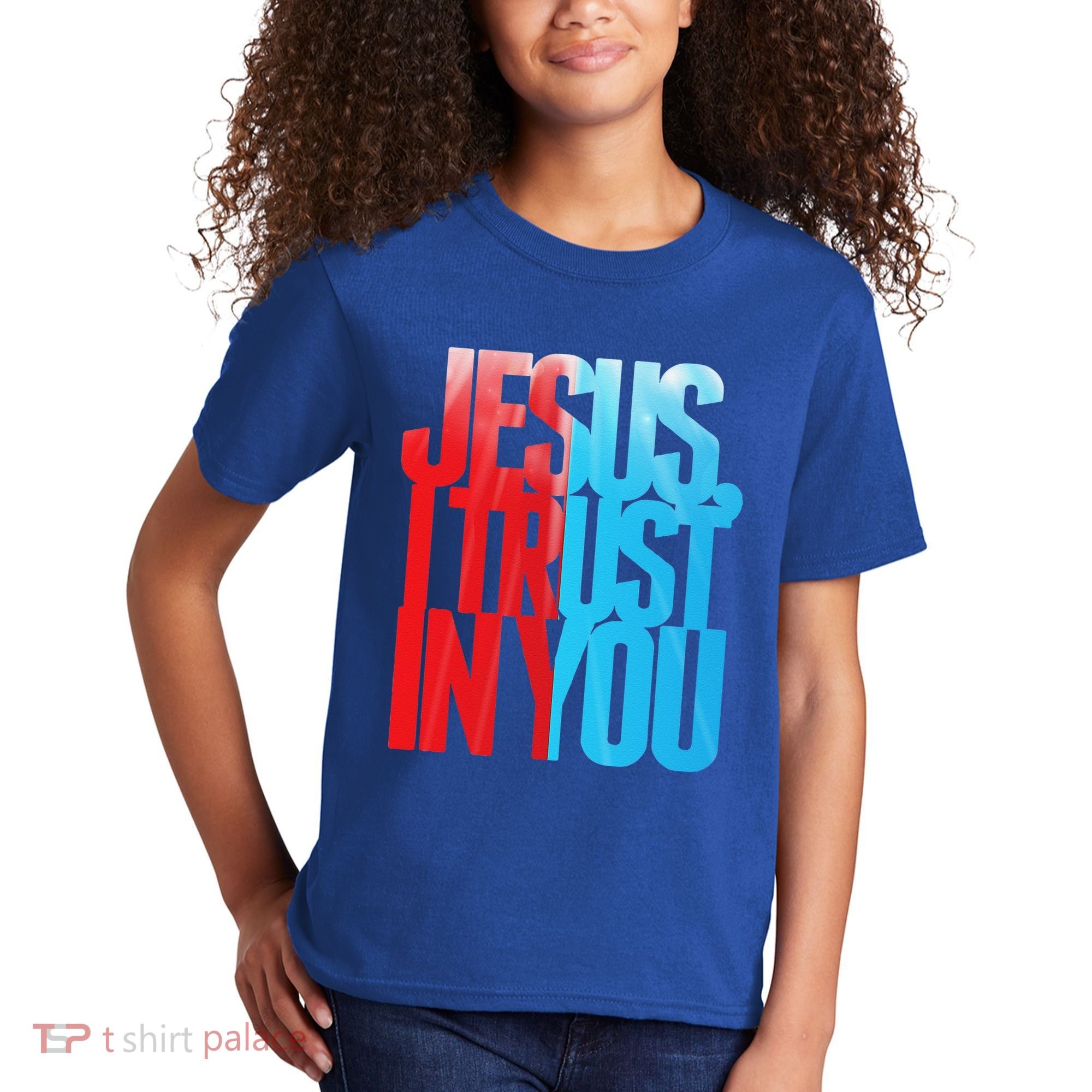 Divine Mercy Jesus I Trust In You St Faustina Catholic Kids T-Shirt