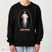 Divine Mercy Jesus I Trust In You Women's Sweatshirt thumb 0