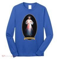 Divine Mercy Jesus I Trust In You Long Sleeve Shirt thumb 0