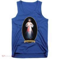 Divine Mercy Jesus I Trust In You Tank Top thumb 0