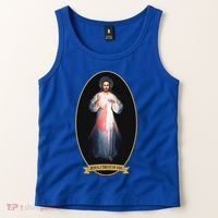 Divine Mercy Jesus I Trust In You Tank Top thumb 2