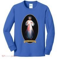 Divine Mercy Jesus I Trust In You Kids Long Sleeve Shirt thumb 0