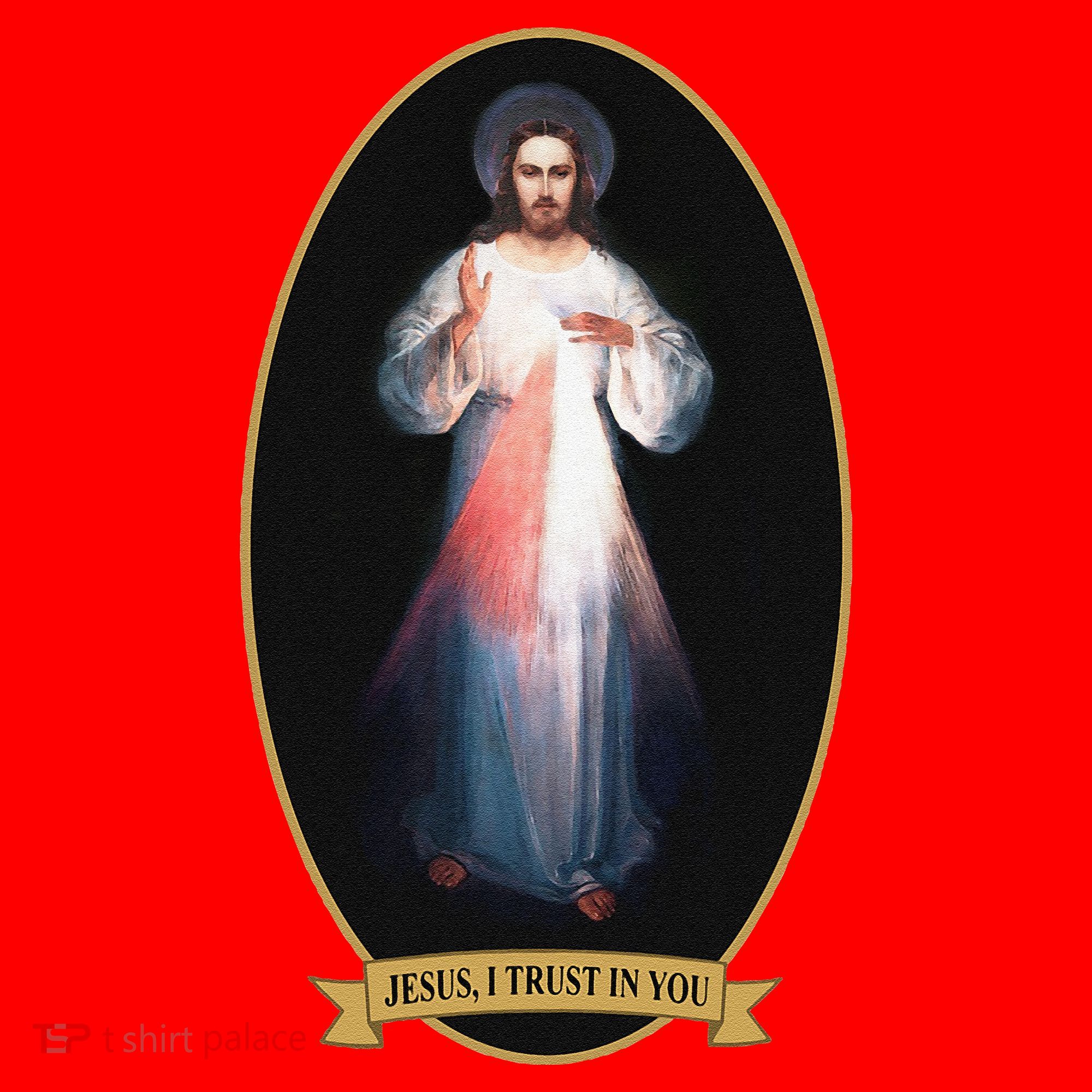 Divine Mercy Jesus I Trust In You Santa Hat