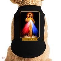 Divine Mercy Jesus I Trust In You Catholic Doggie Tank thumb 0