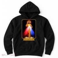 Divine Mercy Jesus I Trust In You Catholic Hoodie thumb 0