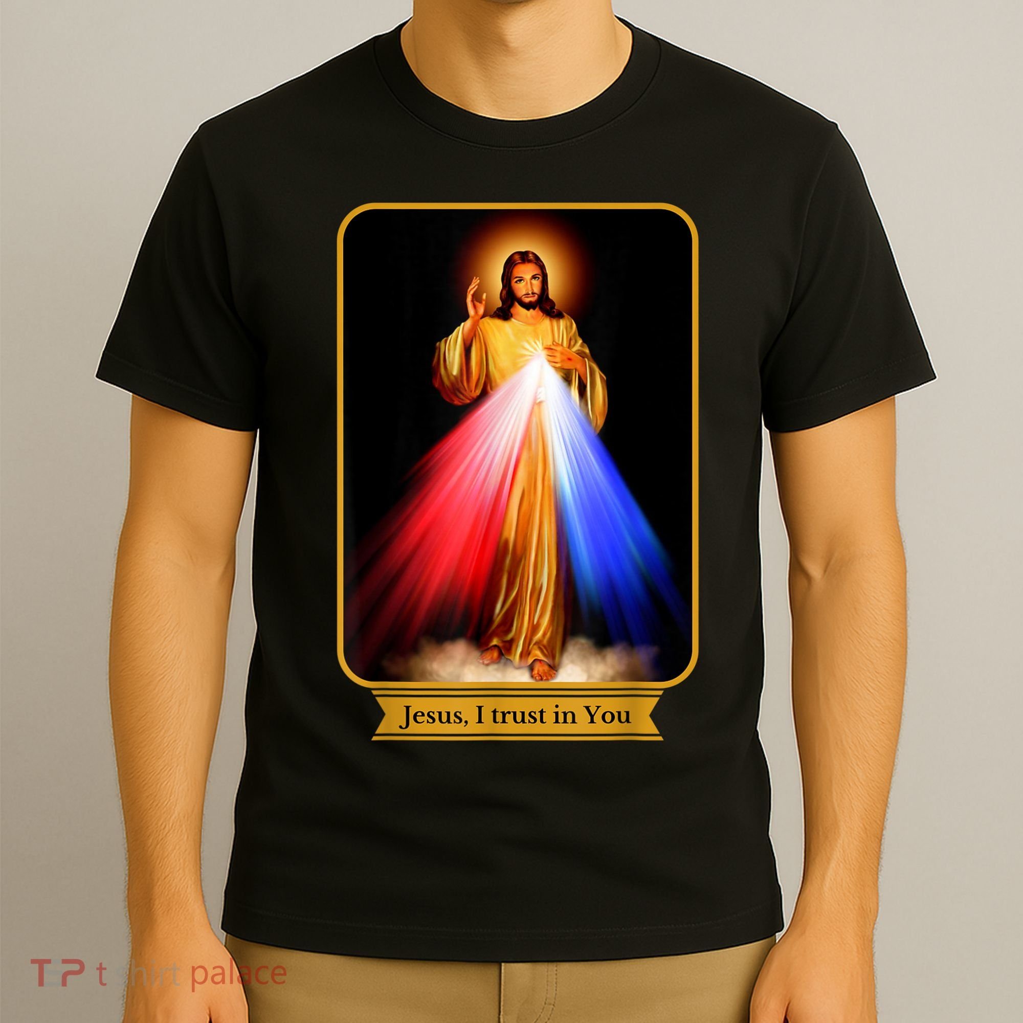 Divine Mercy Jesus I Trust In You Catholic T-Shirt