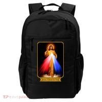 Divine Mercy Jesus I Trust In You Catholic Backpack thumb 0
