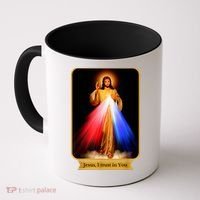 Divine Mercy Jesus I Trust In You Catholic Coffee Mug thumb 0