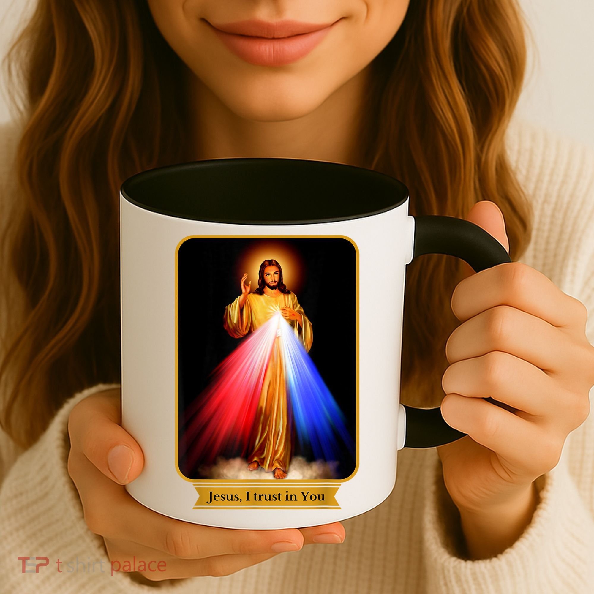 Divine Mercy Jesus I Trust In You Catholic Coffee Mug