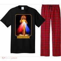 Divine Mercy Jesus I Trust In You Catholic Pajama Set thumb 0