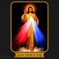 Divine Mercy Jesus I Trust In You Catholic Women's Hoodie thumb 2