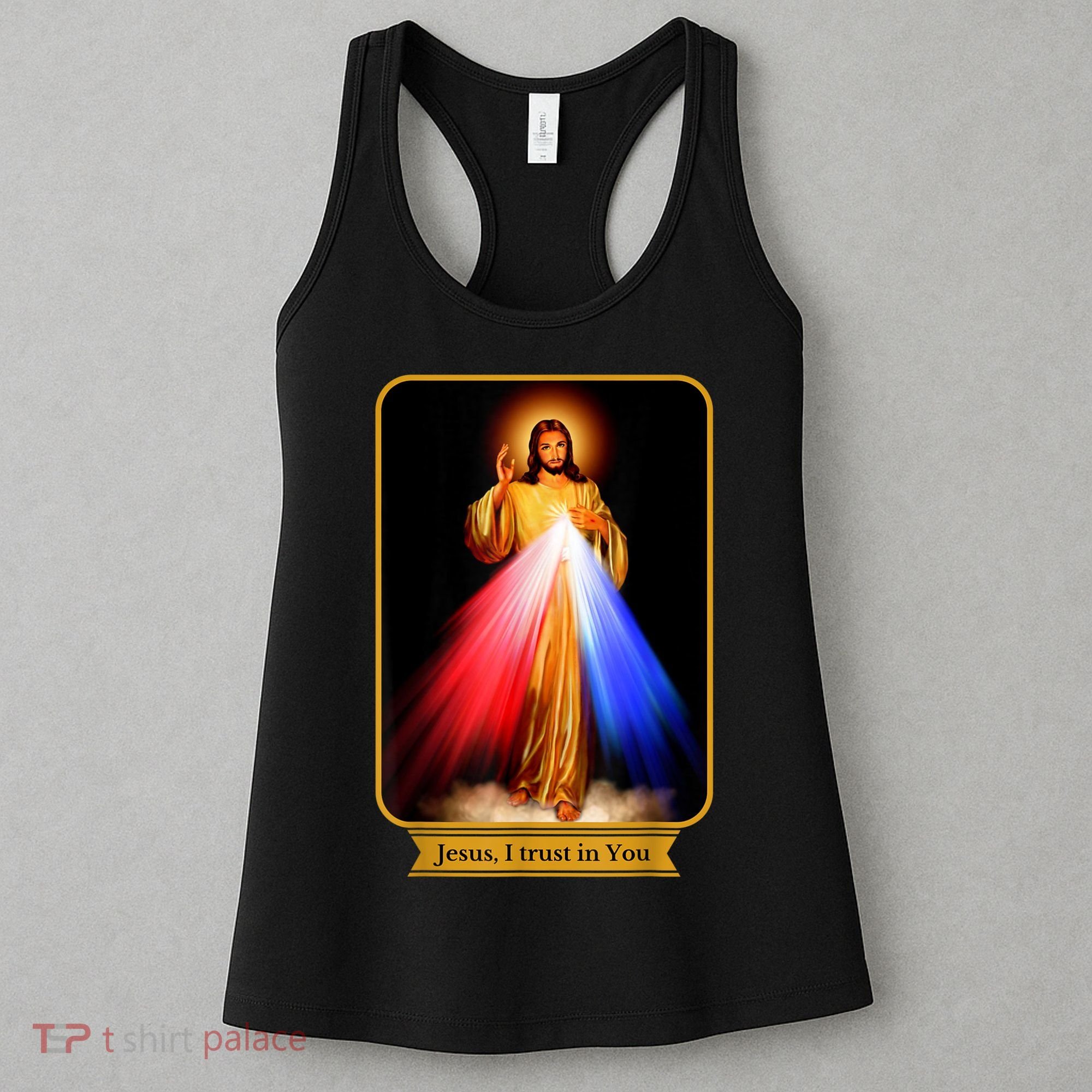 Divine Mercy Jesus I Trust In You Catholic Women's Tank Top