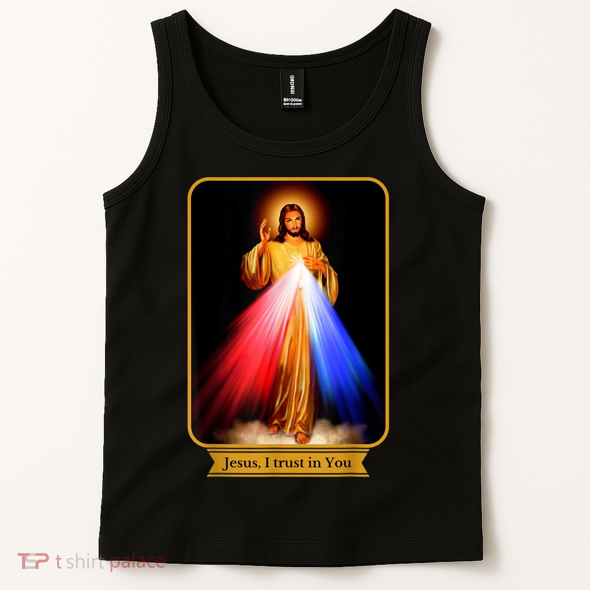 Divine Mercy Jesus I Trust In You Catholic Tank Top