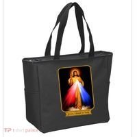 Divine Mercy Jesus I Trust In You Catholic Tote Bag thumb 2