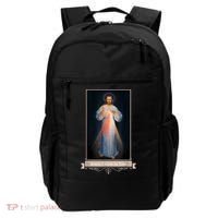 Divine Mercy Jesus I Trust In You Catholic Religious Backpack thumb 0