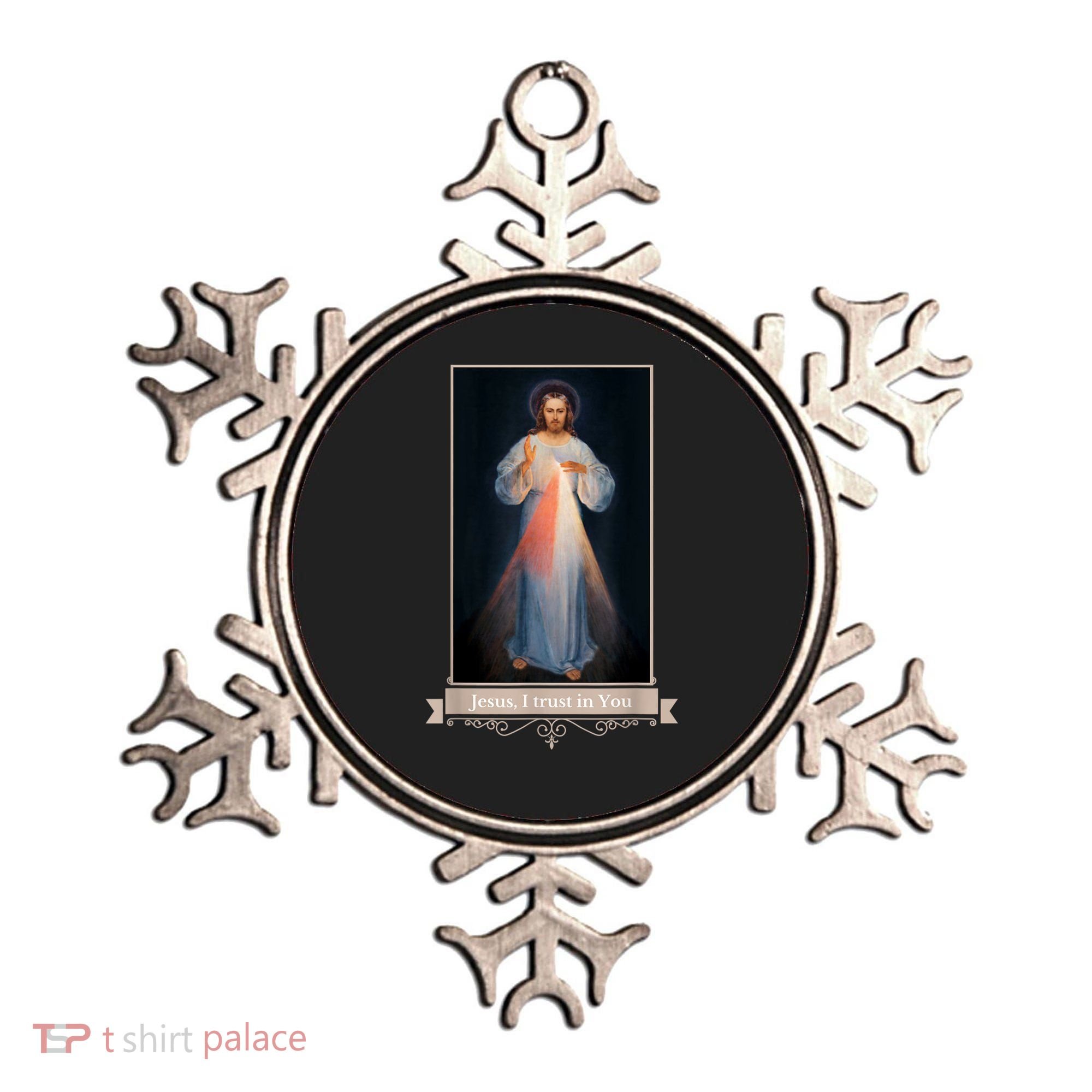 Divine Mercy Jesus I Trust In You Catholic Religious Ornament