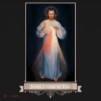 Divine Mercy Jesus I Trust In You Catholic Religious Women's Tank Top thumb 5