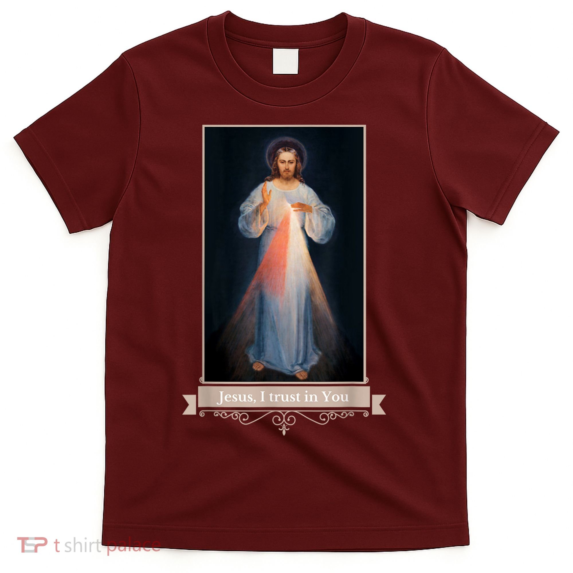 Divine Mercy Jesus I Trust In You Catholic Religious T-Shirt