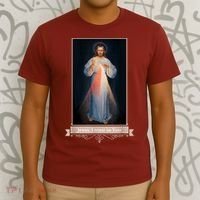 Divine Mercy Jesus I Trust In You Catholic Religious T-Shirt thumb 3