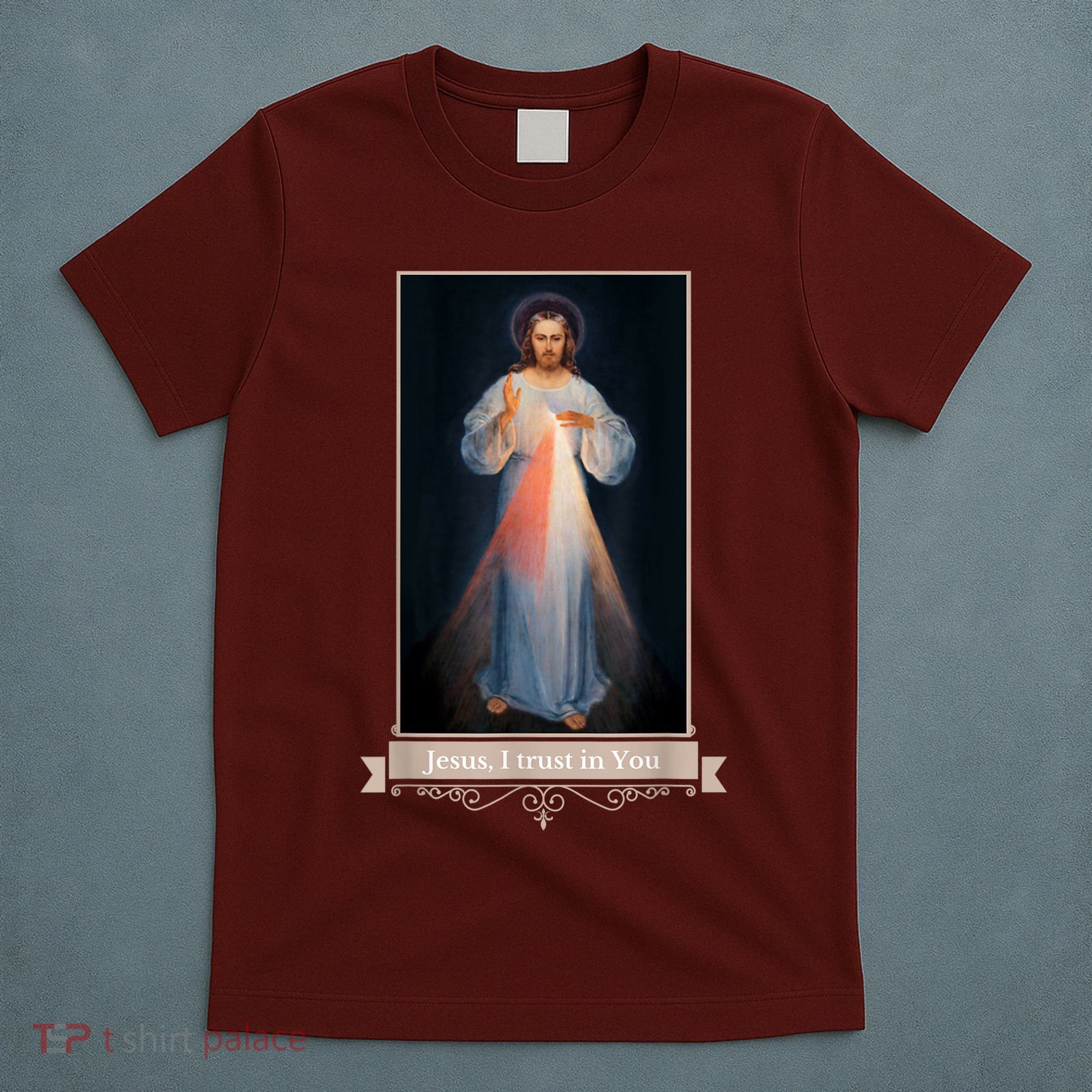 Divine Mercy Jesus I Trust In You Catholic Religious T-Shirt