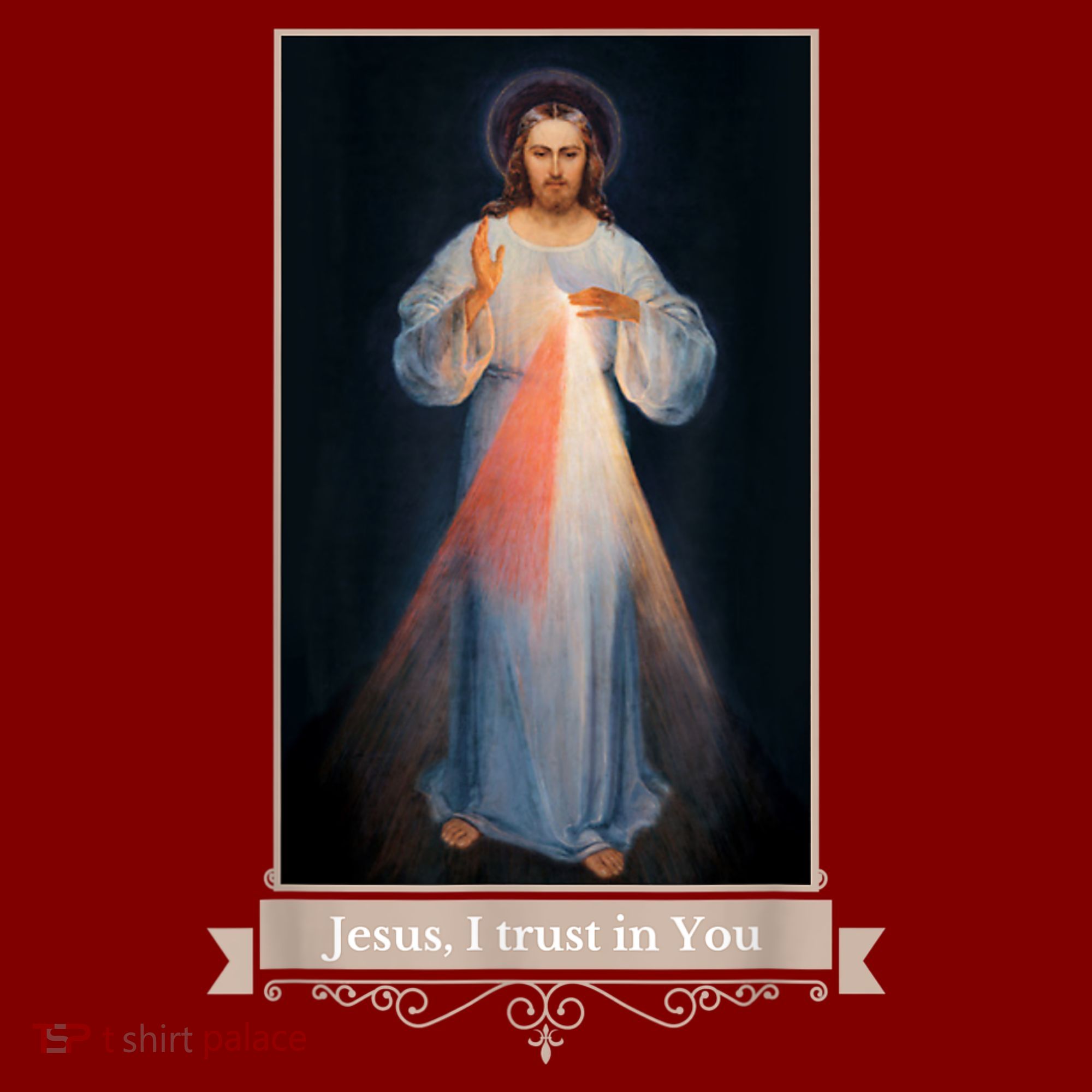Divine Mercy Jesus I Trust In You Catholic Religious Mousepad
