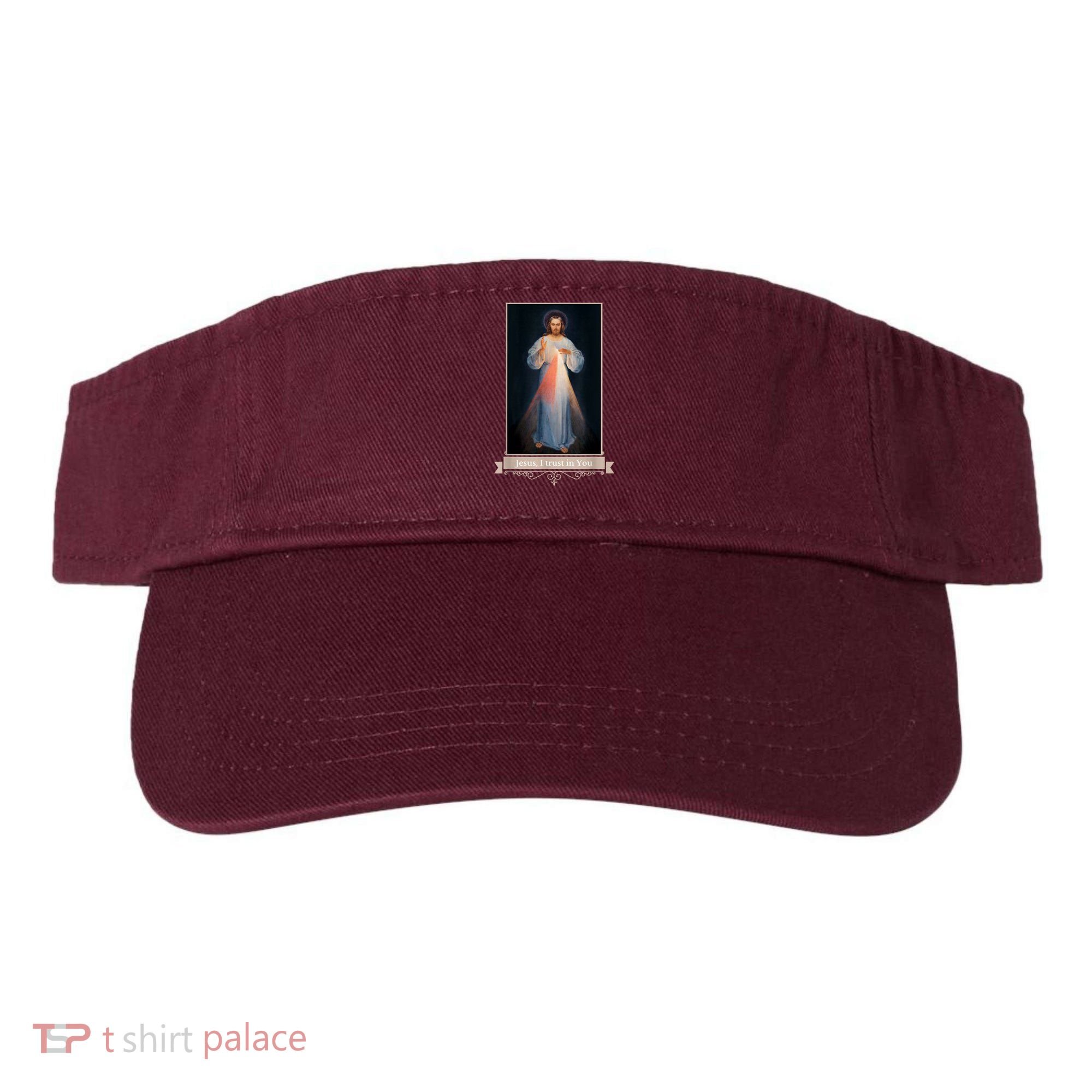 Divine Mercy Jesus I Trust In You Catholic Religious Visor