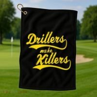 Drillers Make Killers Bjj Mma Jiu Jitsu Grappling Golf Towel thumb 1