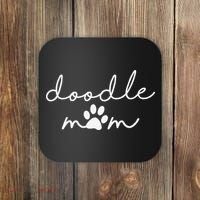 Doodle Mom Labradoodle Bernedoodle Goldendoodle Mama Funny Coaster thumb 0