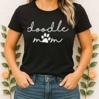 Doodle Mom Labradoodle Bernedoodle Goldendoodle Mama Funny Women's T-Shirt thumb 2