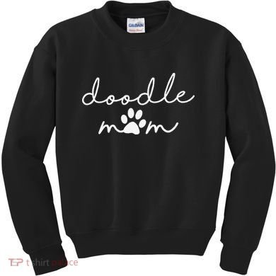 Doodle Mom Labradoodle Bernedoodle Goldendoodle Mama Funny Kids Sweatshirt