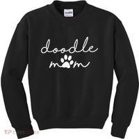 Doodle Mom Labradoodle Bernedoodle Goldendoodle Mama Funny Kids Sweatshirt thumb 0