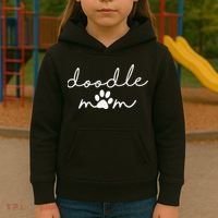 Doodle Mom Labradoodle Bernedoodle Goldendoodle Mama Funny Kids Hoodie thumb 3