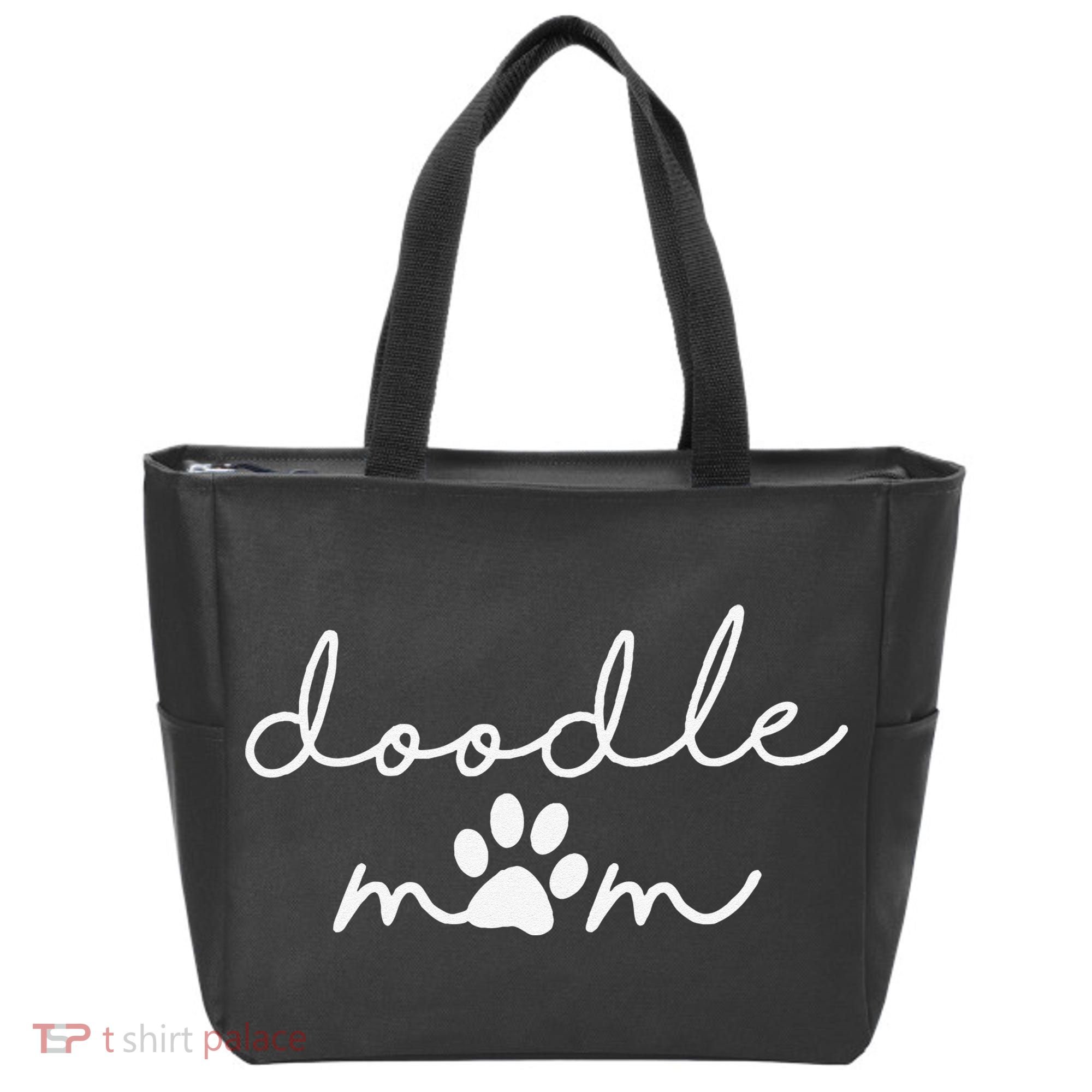 Doodle Mom Labradoodle Bernedoodle Goldendoodle Mama Funny Tote Bag