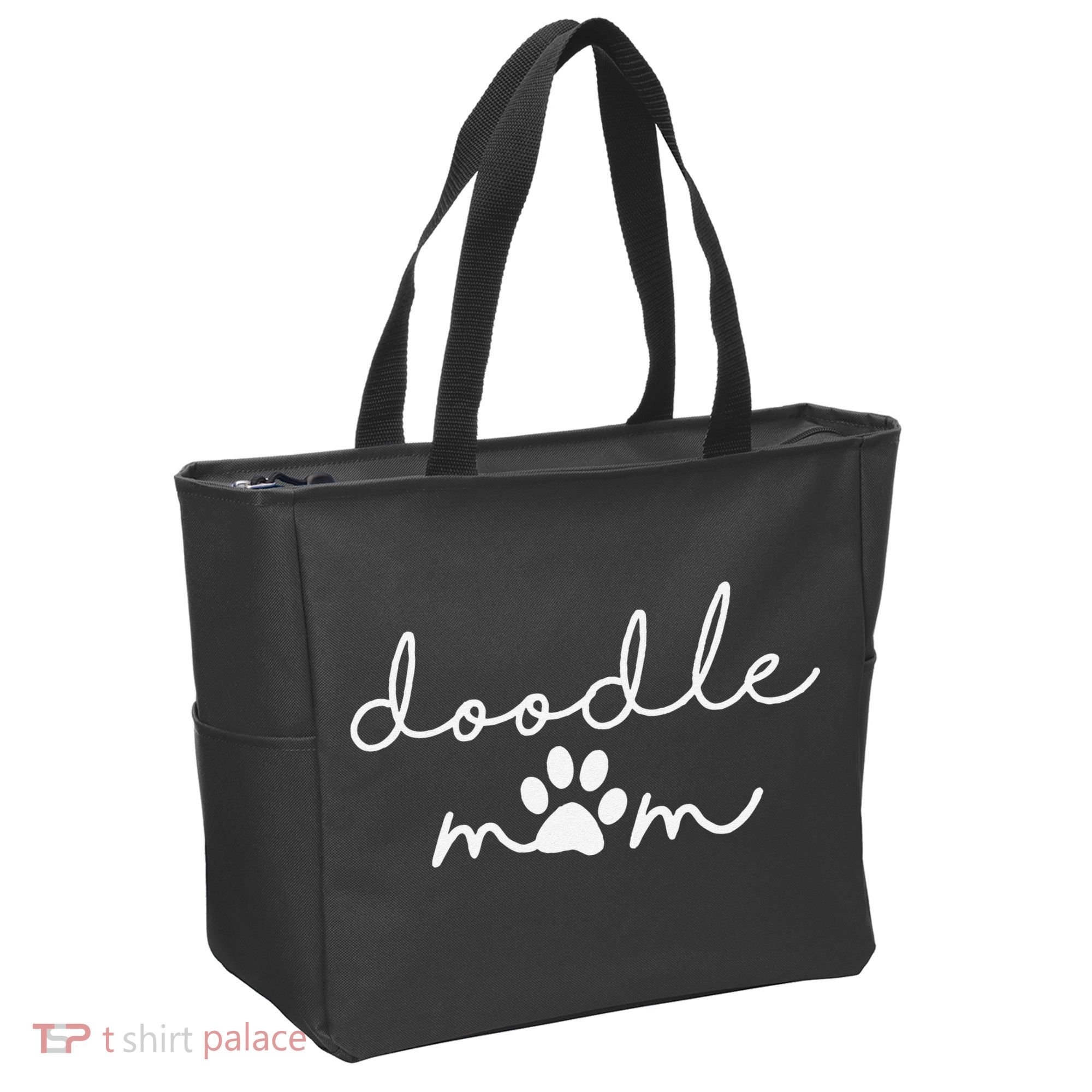 Doodle Mom Labradoodle Bernedoodle Goldendoodle Mama Funny Tote Bag