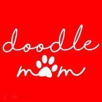 Doodle Mom Labradoodle Bernedoodle Goldendoodle Mama Funny Santa Hat thumb 1
