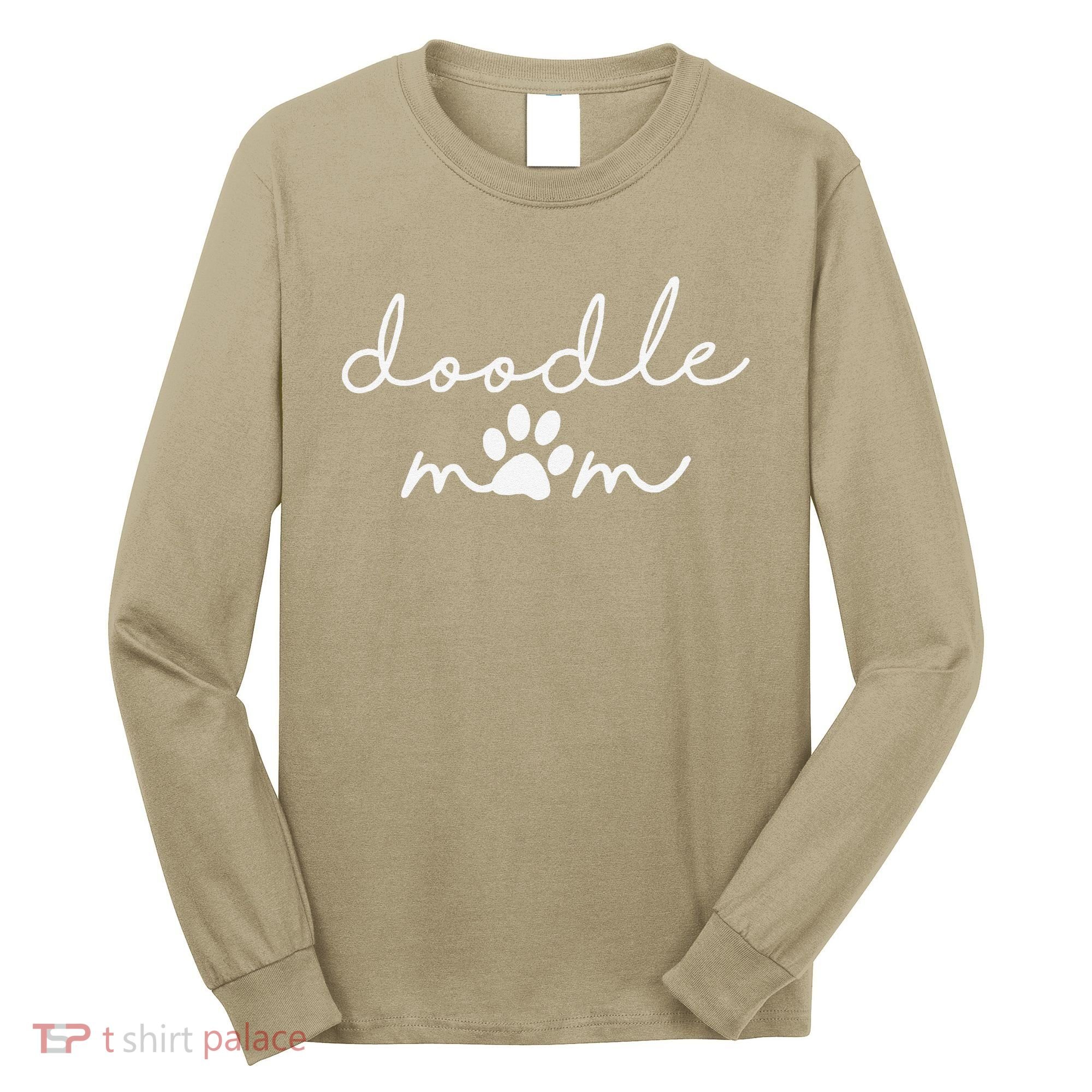 Doodle Mom Labradoodle Bernedoodle Goldendoodle Mama Funny Long Sleeve Shirt