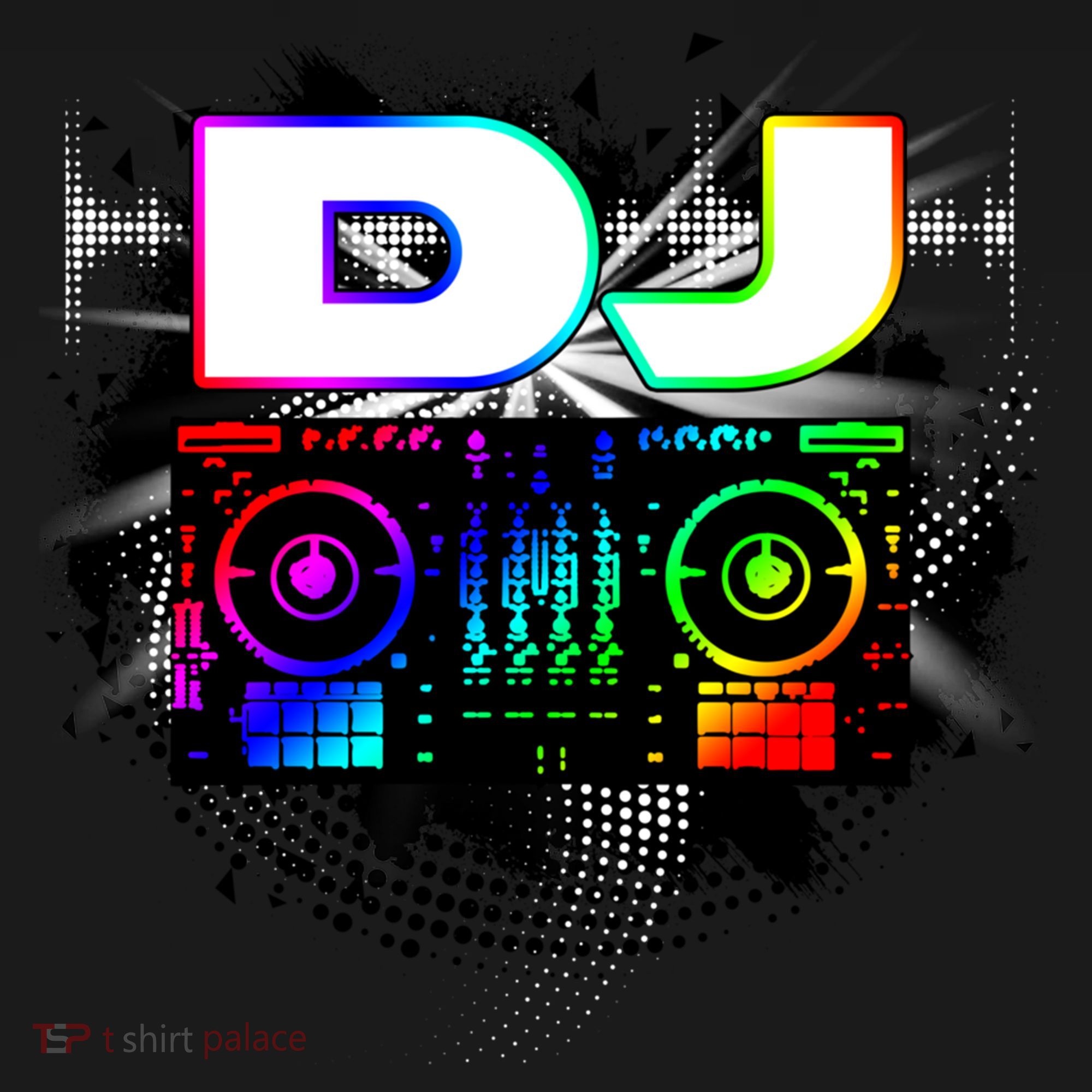 Dj Music Lover Music Player Sound Cool Funny Gift Doggie Tank