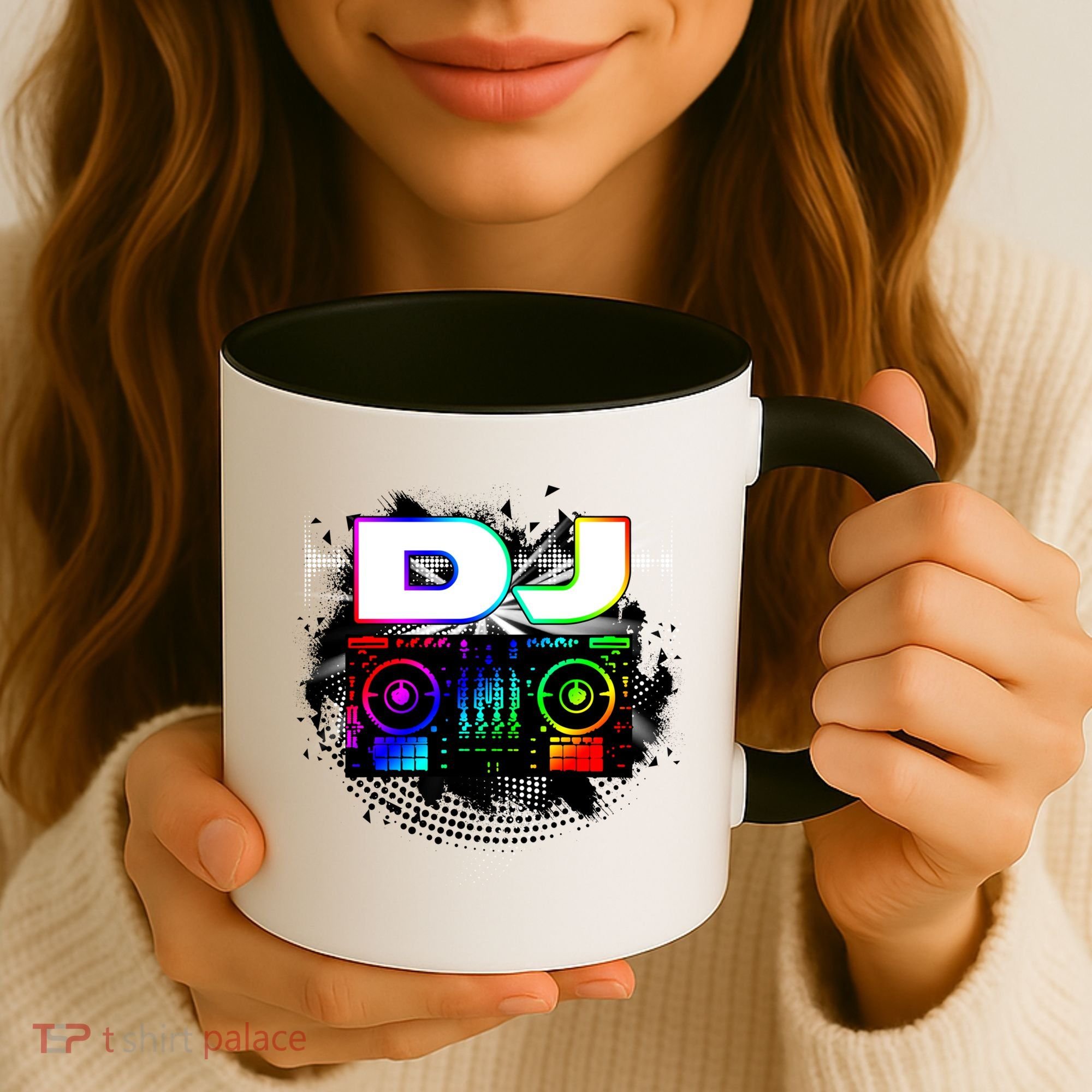 Dj Music Lover Music Player Sound Cool Funny Gift Coffee Mug