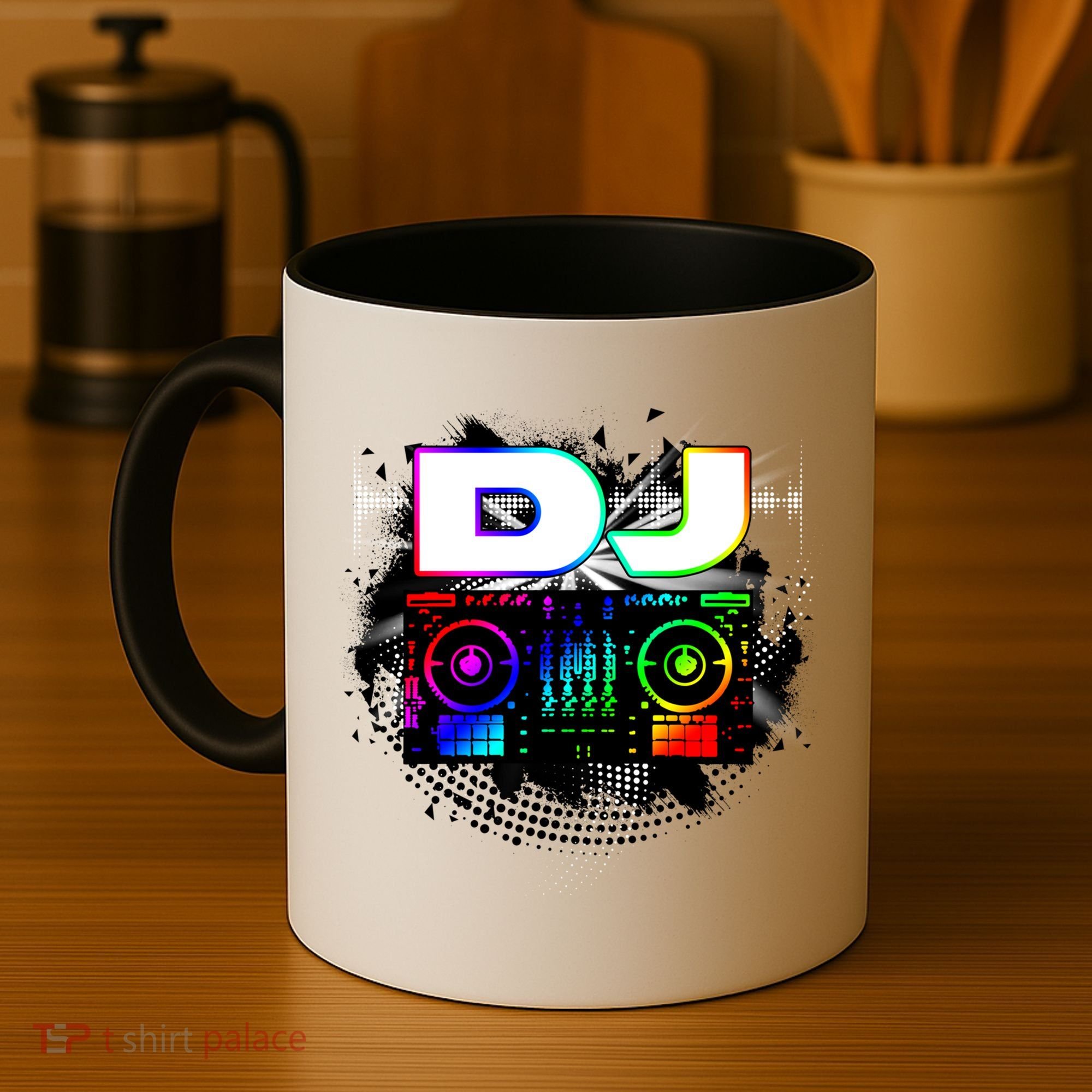 Dj Music Lover Music Player Sound Cool Funny Gift Coffee Mug