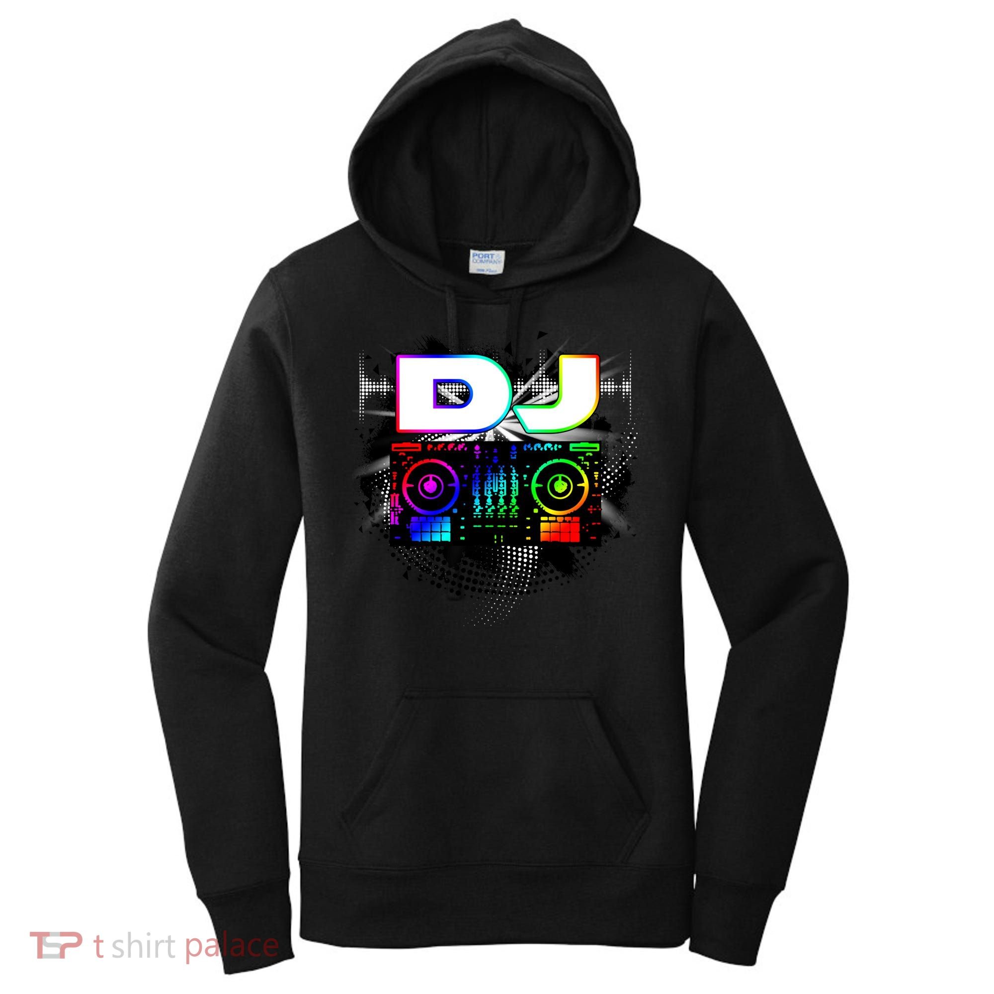 Dj Music Lover Music Player Sound Cool Funny Gift Women's Hoodie