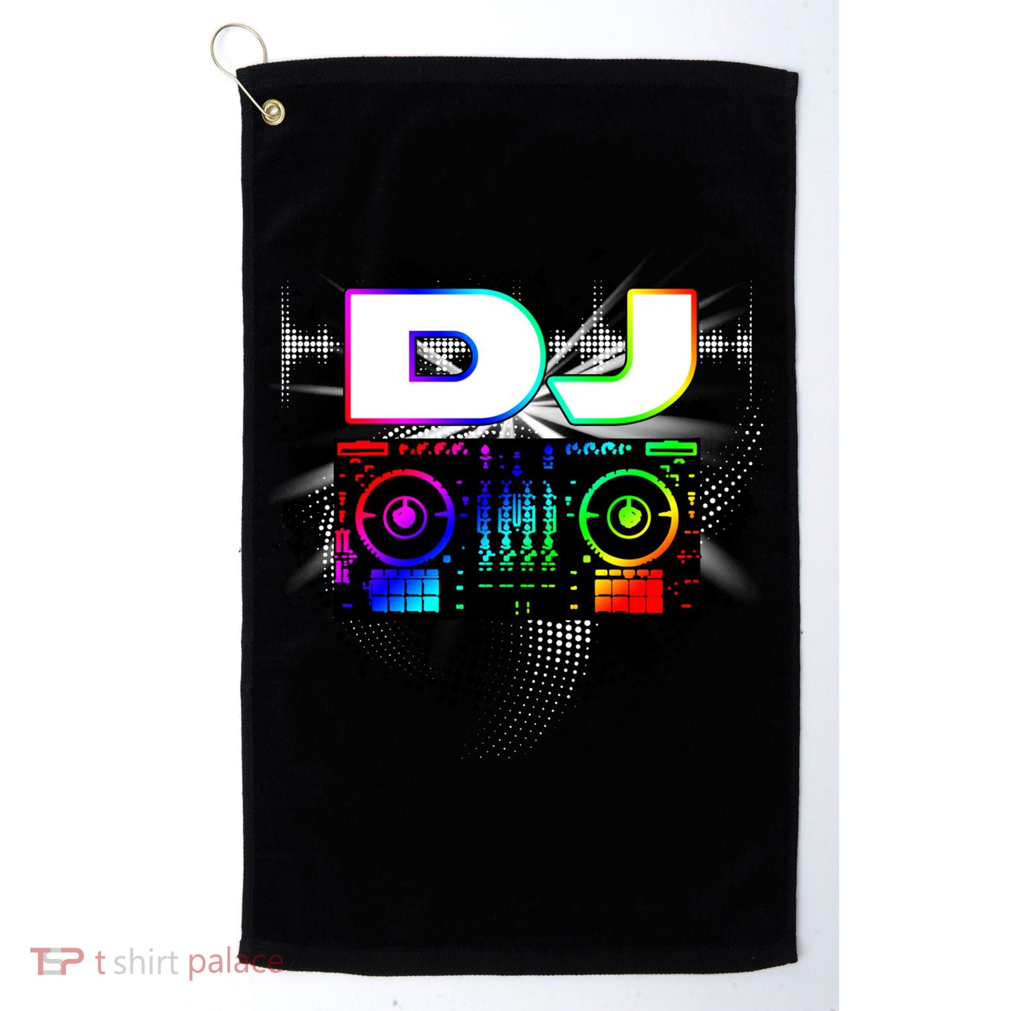 Dj Music Lover Music Player Sound Cool Funny Gift Golf Towel