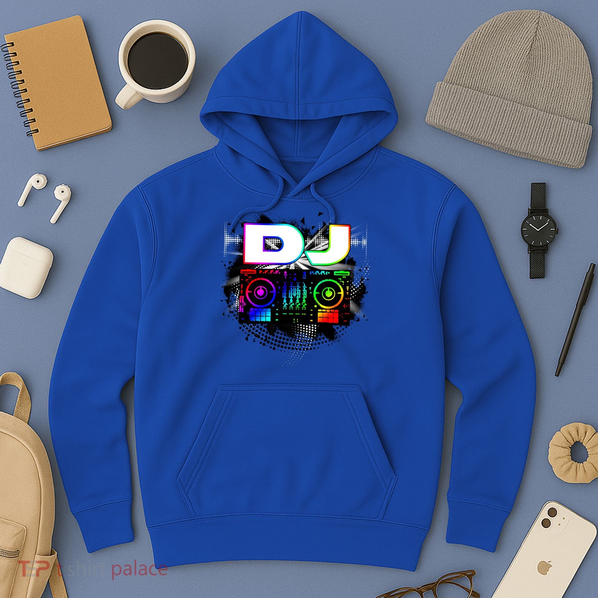 Dj Music Lover Music Player Sound Cool Funny Gift Hoodie