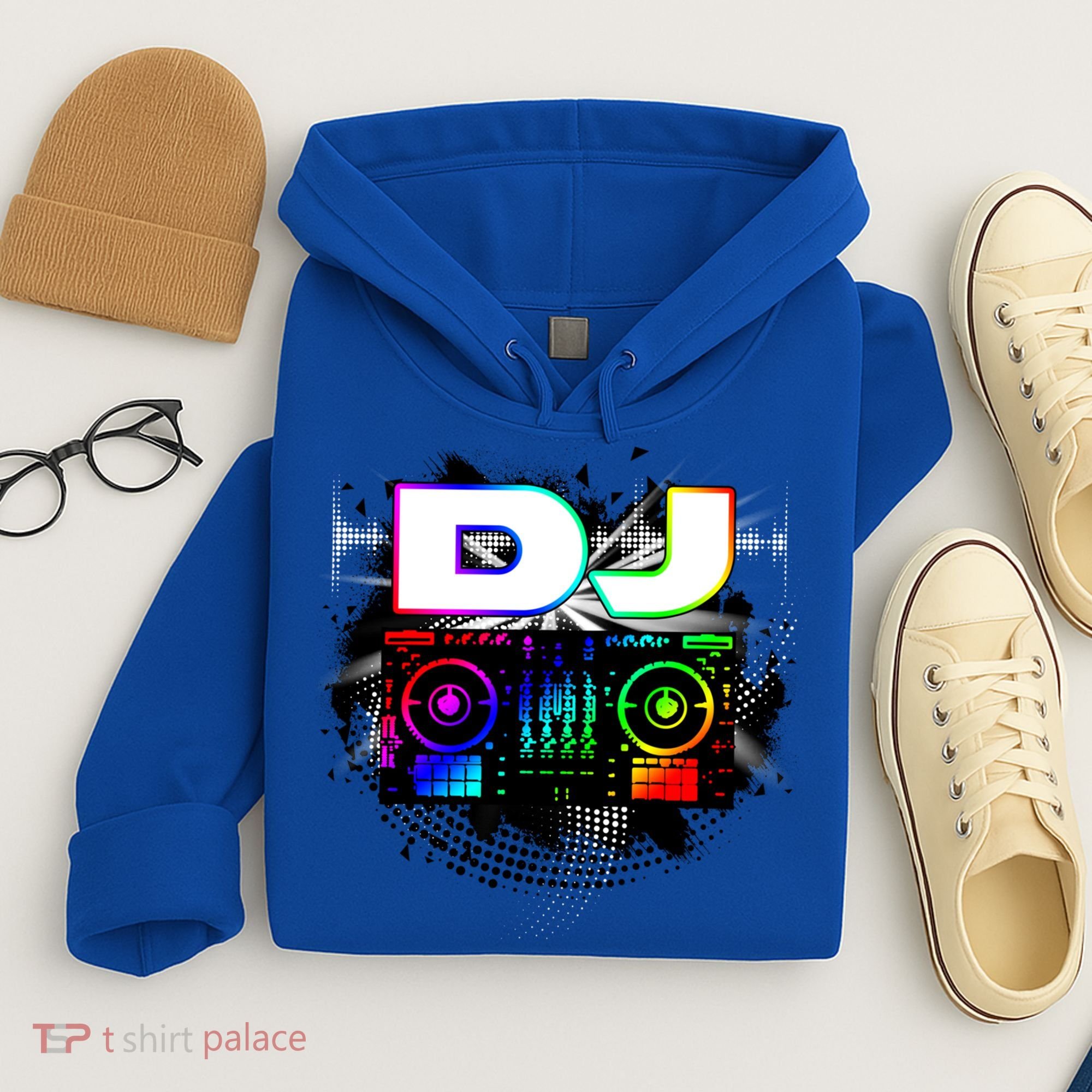 Dj Music Lover Music Player Sound Cool Funny Gift Hoodie