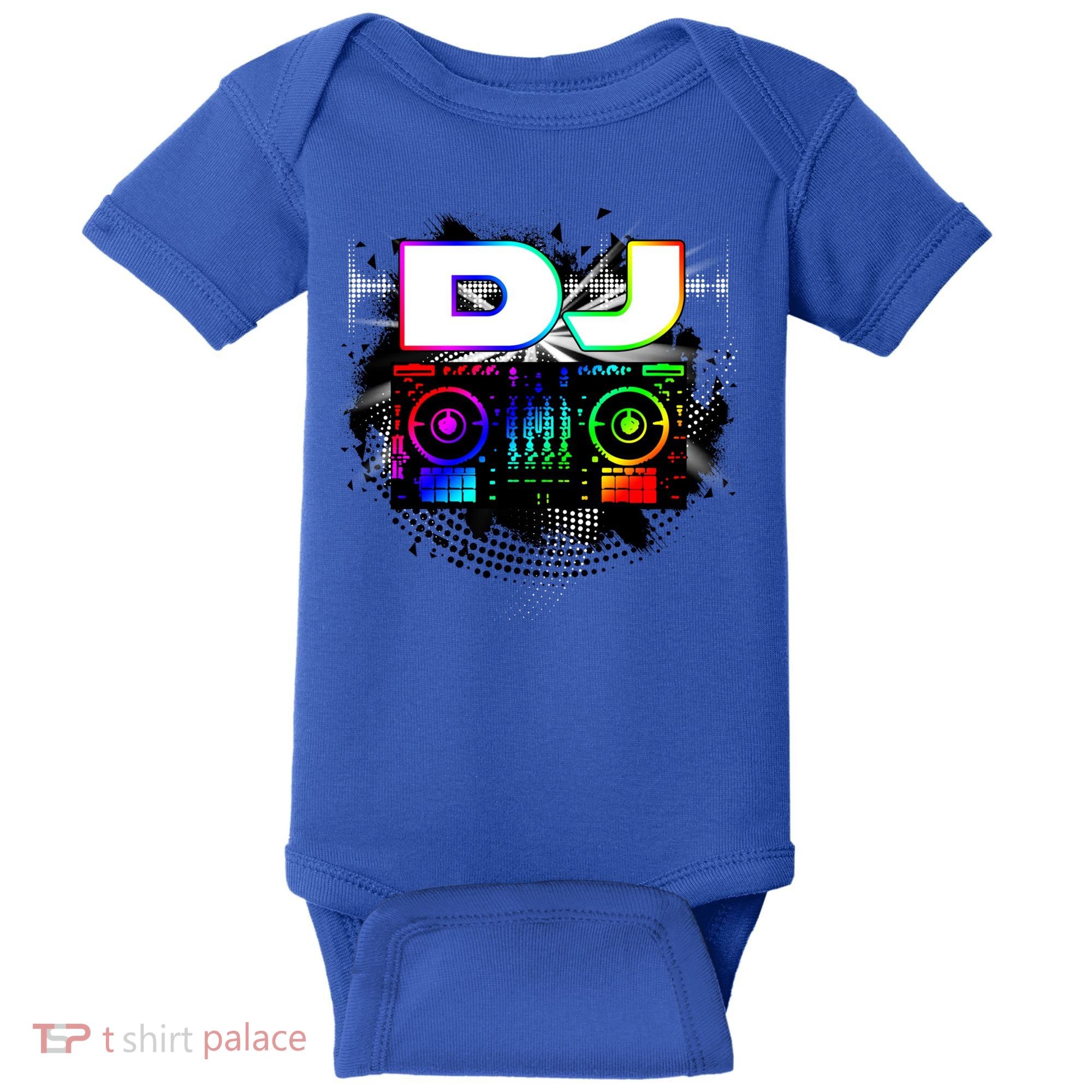 Dj Music Lover Music Player Sound Cool Funny Gift Baby Bodysuit