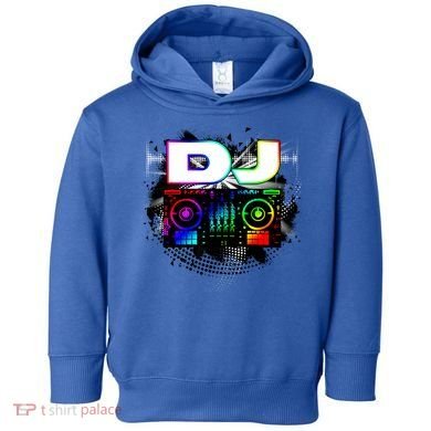 Dj Music Lover Music Player Sound Cool Funny Gift Toddler Hoodie