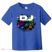 Dj Music Lover Music Player Sound Cool Funny Gift Toddler T-Shirt thumb 0